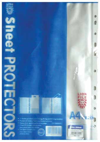 PP SHEET PROTECTOR A4 6CL @ 10PCS